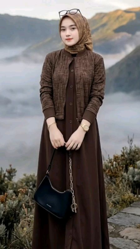 Dress outer premium elegan banget.  ​Hashtag  ​#dressgamis #outerknit #ootdpremium #gamismodern #pakaianwanita