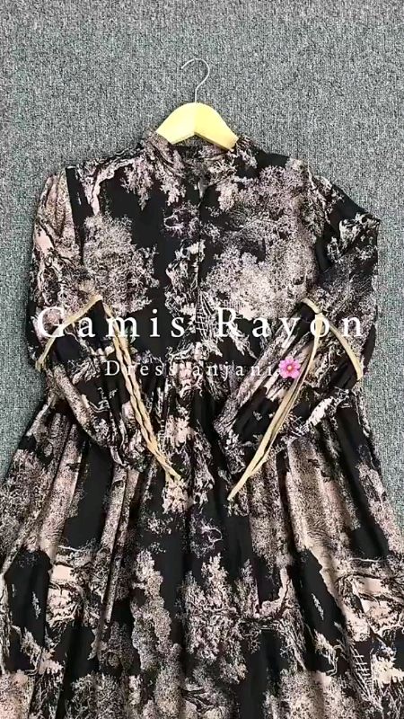 Dress Anjani gamis rayon premium lengkap dengan pita ditangan busui frenli#ViralDiShopeeVideo #SpillRacunShopee #ShopeeLook #ShopeeCOD #ShopeeFashionH