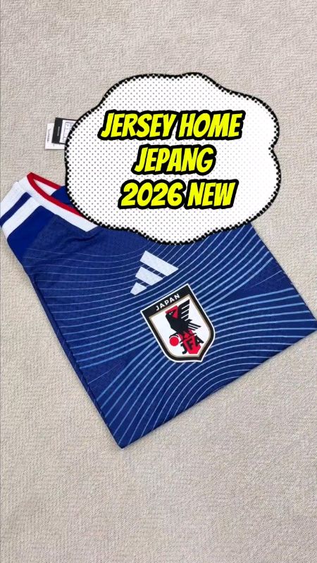 Japan Home Kit 2026 World Cup #jerseybola #jerseyjepang #jerseyjapan #worldcup #RacunShopee #SpillRacunShopee #ViralDiShopeeVideo #GratisOngkirRP0