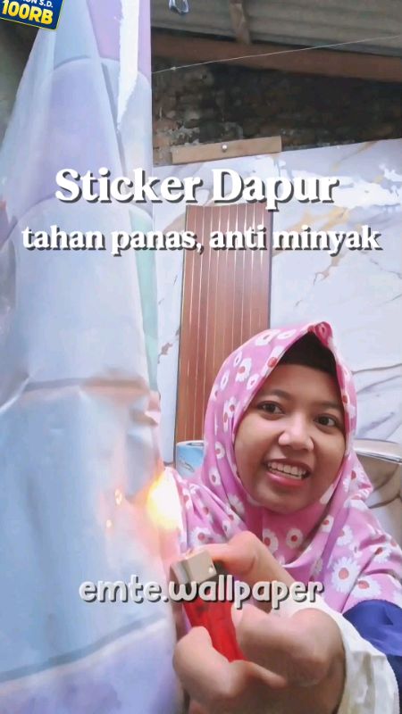 obral murah stiker tahan panas, anti air anti minyak #stikerdapur #stikerdapurantiminyak #wallpaperdinding #wallpaperdindingmurah #DiskonRacunShopee