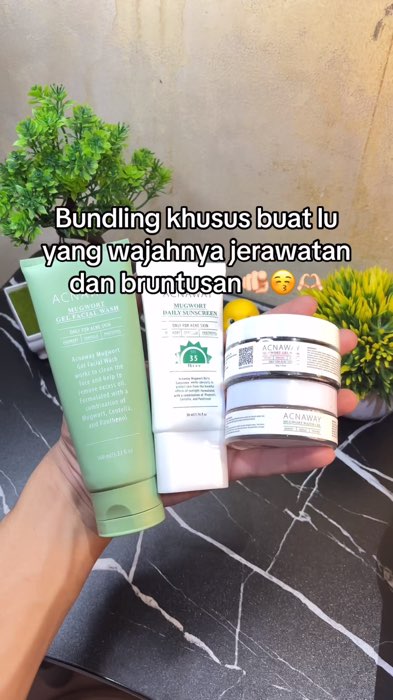 Acnaway Bundle 4 in 1 Acne Care #acnecare #acnecareacnaway #acnaway #acnawaysunscreen #acnawayfacialwash #atasijerawat #RacunShopee #RacunShopeeCheck