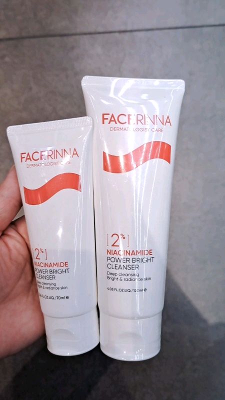 Facerinna 2%Niacinamide Power Bright cleanser#facerinna #facerinnagelcleanser #sabunwajah #skincare #RacunShopee #shopeevideo