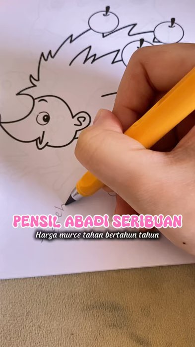 Pensil yang tidak akan pernah tumpul #pensilabadi #pensilabadiviral #pensilabadieternal #pensilabadimurah #pensilabadiinternaldampenghapus