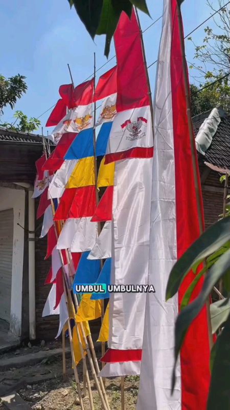 umbul-umbul 8 gelombang #umbulumbulgaruda #benderaumbulumbul #umbulumbul17an #promo #umbulumbulwarna  #umbulumbulmerahputih #umbulumbul #umbul