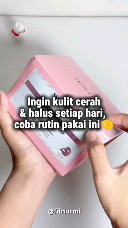 Rahasia kulit cerah rutin pakai sheetmask #SpillRacunShopee #RacunShopee #dailymask #skintificdailymask #skintificbrightmask #sheetmaskskintific