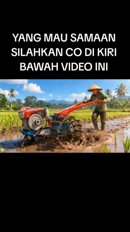 MESIN BAJAK SAWAH #mesinbajaksawah #mesinbajakmini #mesinbajak #mesinbajaktanah #RacunShopee #SpillBawaBerkah #SpillRacunShopee