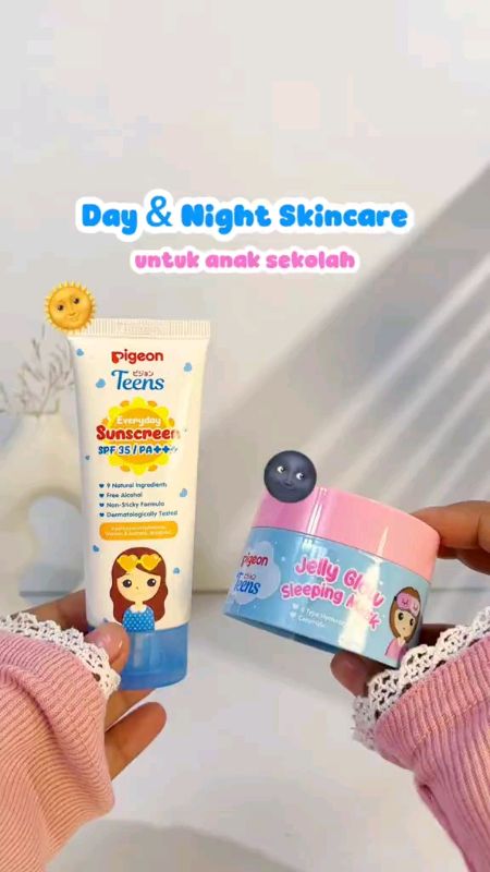 pigeon teens rangkain perawatan buat anak remaja #pigeonteens #skincareroutine #pigeonteensindonesia #fyp #fypシ