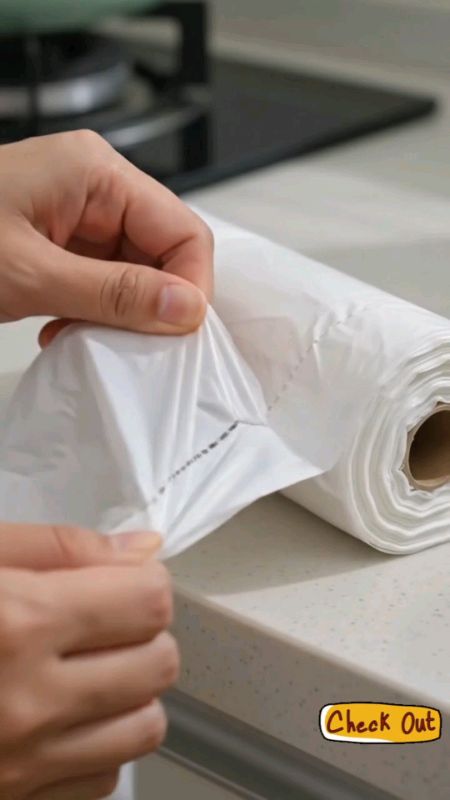 Masih pakai kresek biasa yang gampang bocor dan bau? ? Cobain deh Kantong Sampah Tali Serut ini! #kantongsampah #plastiksampah #rumahtangga #plastik