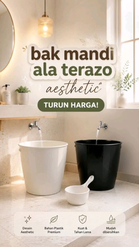 Bak mandi ala terazo plastik tebal/ pot roda #potroda #bakmandiaesthetic #bakmandiroda #terasobakmandi #bakmanditerazzo #bakmandiportable #bakmandi