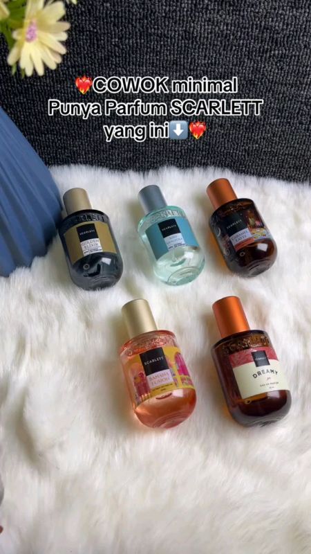 ✨ Wangi elegan, nyaman dipakai seharian. Temukan varian Scarlett EDP favoritmu dan tampil lebih percaya diri! 🌸💖 #ScarlettEDP #ParfumHarian #fyp #fy