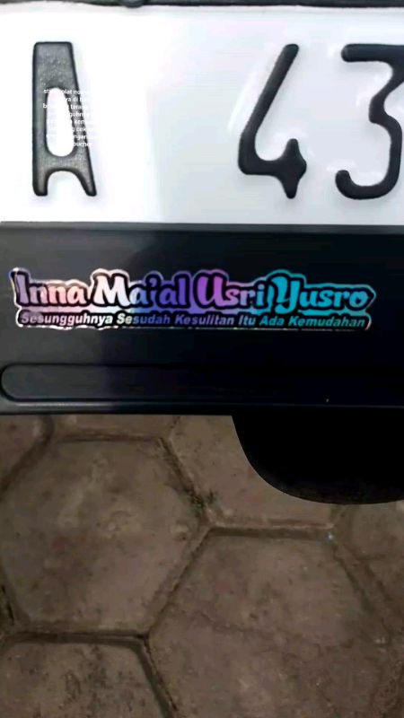 Stiker inna maal usri Yusro #ShopeeFashionHaul #ShopeeCOD #SpillRacunShopee #stiker  #RacunShopee
