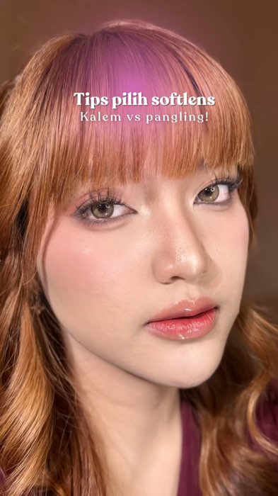 Kalo kalian team look kalem atau look pangling? #softlens #softlensrekomendasi #softlensluvubble #rekomendasisoftlens #softlensviral