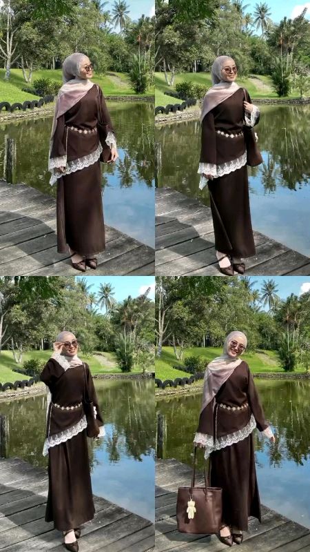 #onesetkekinian #onesetwanita #OOTDFashionShopee #ootdhijab #outfitideas #outfitinspiration #GratisOngkirRP0 #DiskonShopeeVideo #outfitinspo