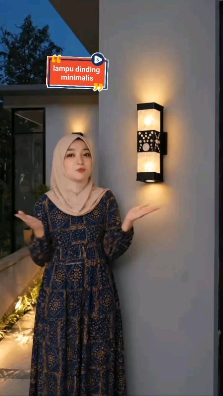 LAMPU DINDING HIAS / LAMPU PILAR / LAMPU TIDUR / TAMAN / TERAS RUMAH #lampudindingminimalis #lampuhiastaman #ViralDiShopeeVideo #RacunShopee