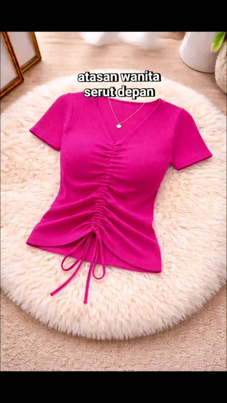 atasan wanita serut depan #SpillRacunShopee #DiskonRacunShopee ##ViralDiShopeeVideo #dicodinaja #berkahcreatorberlimpah