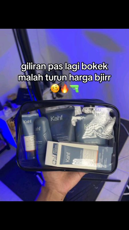 Nikmat mana lagi coba😭 cepet checkout sebelum harganya brubah 📈✨ #kahf #KahfFaceWash #kahfeveryday #skincareviral #PromoNonStop  #SpillRacunShopee