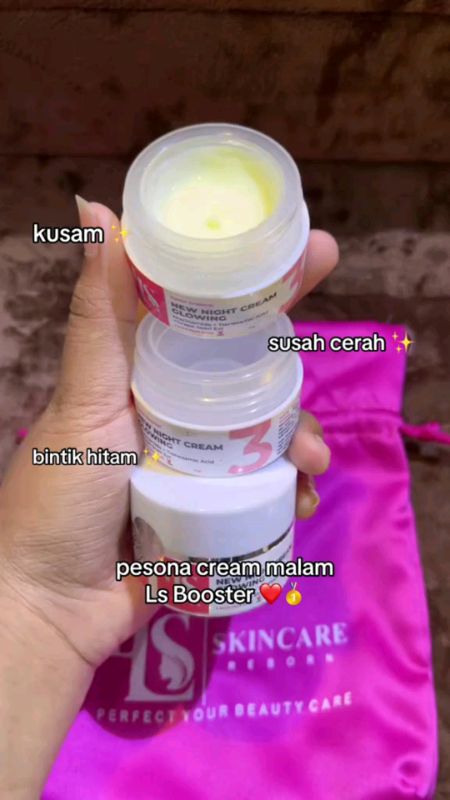 LS SKINCARE Bundling 2 pcs day night cream BRIGHTENING #buruancheckout #lsskincare #checkoutsekarang #fypシ #fypdongggggggg #fyppppp