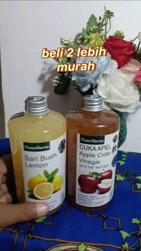 cuka apel & sari lemon#cukaapel #cukaapelwithmother #sarilemon #sarilemonmurni #ShopeeVideoCreator #fypshopeevideo #fypdongggggggg #fyp