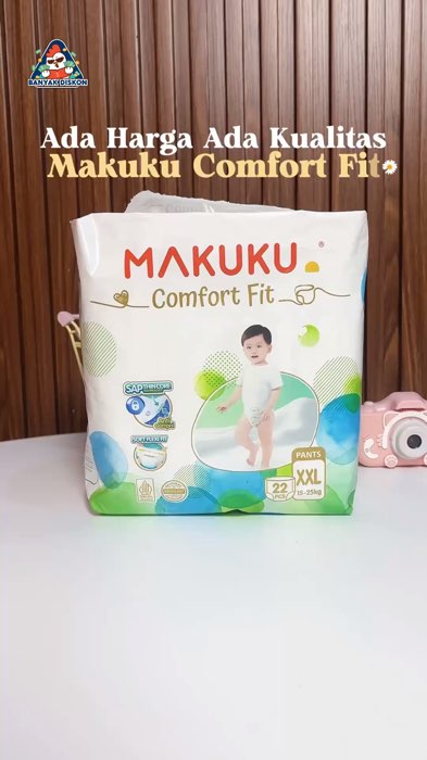 Popok Makuku #makukuairdiapers #makukucomfortfitpants #makukusapdiapers #makuku #popokbayi #popokmurah #ViralDiShopeeVidio #GratisOngkirRP0