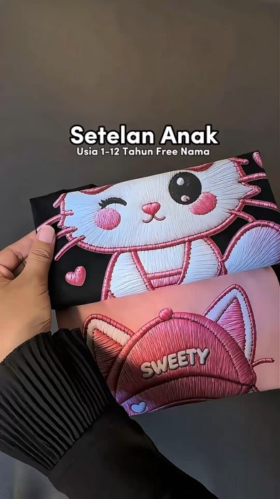 Kaos anak perempuan motif kucing #kaosanakmotifkucing #kaosanakperempuan