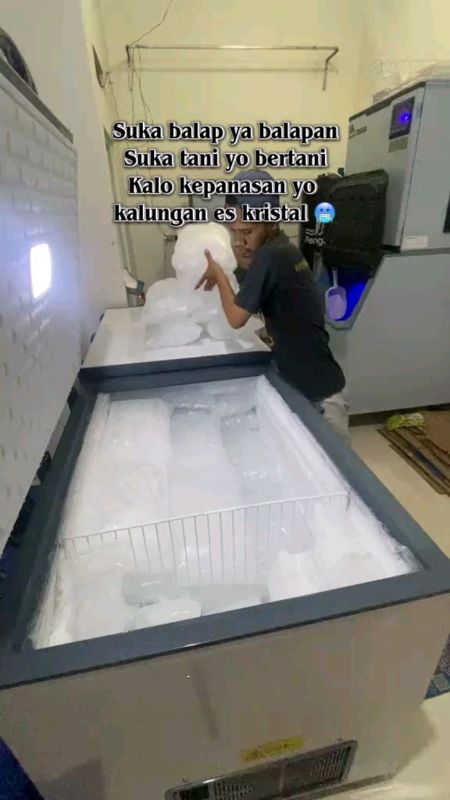 mesin es batu freezer ice cube maker pembuat es cube #es #esbatu #ice #icecube #IceCubeMaker #mesinesbatu #mesinesbatukristal #RacunShopee #CODinApa