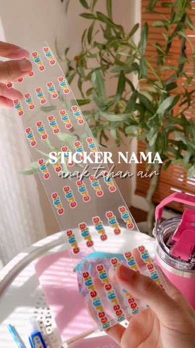 Tandain semua barang anak #stickernama #stickernamaanak