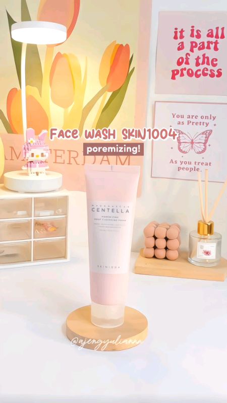 sensitive skin friendly😍 #facewash #skin1004 #skin1004poremizing #facewashkulitsensitif #facewashgentle #skin1004indonesia #skincarekorea #kulitkusam