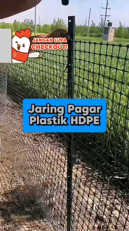 pagar plastik ayam 2m tinggi