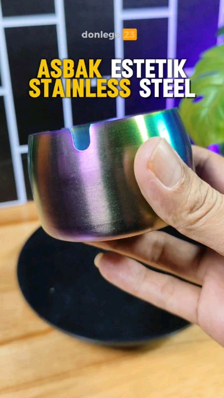 Asbak stainless anti karat model modern harga promo ✅✅✅ #asbakstainless #asbakestetik #asbakmurah