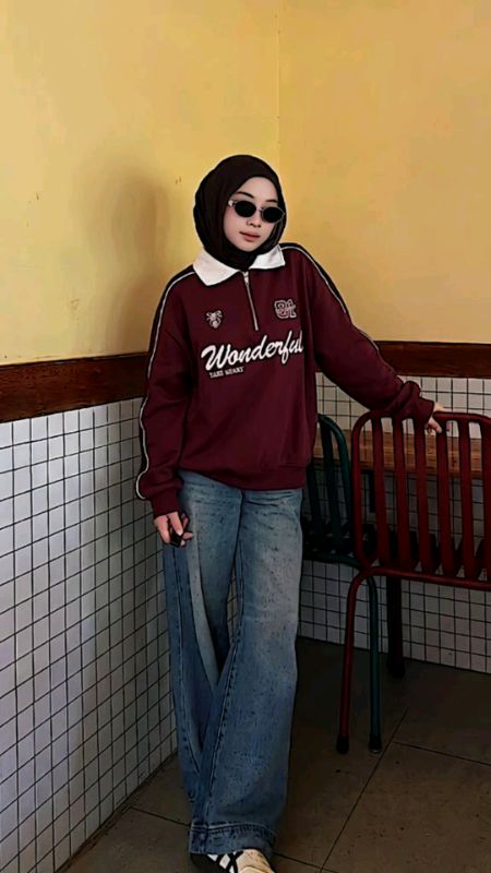 #atasanwanita #sweater  #sweaterzipper