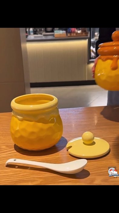 Toples bumbu keramik bentuk madu #toplesbumbu #aesthetic #topleskeramik