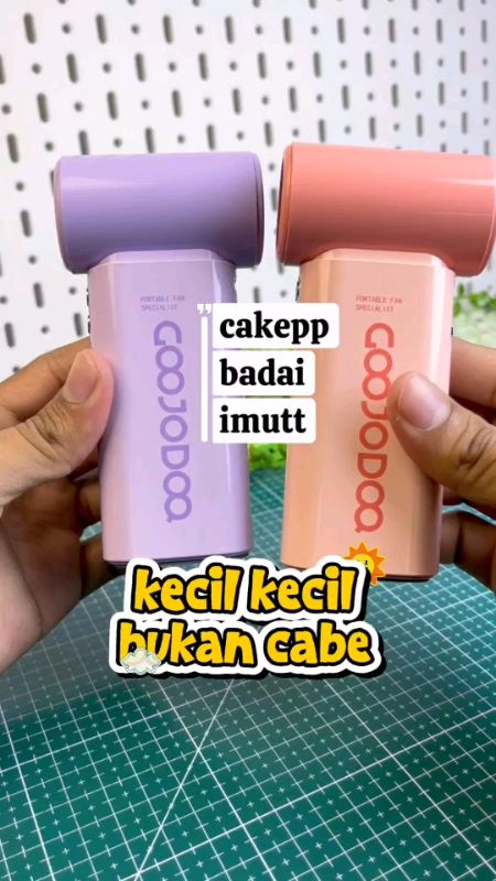 Mau ke surga? ini tutor dulu pakai kipas mini #gojoodoqkipasportable #PastiDiskonShopee #RacunShopee #gfs007 #gojoodoqgfs007