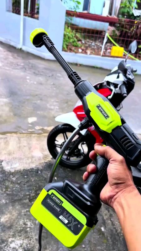 Zpeer alat semprot cuci motor dan  mobil pistol air tekanan tinggi alat portable nikrable untuk cuci mesin AC#zpeerelektrik #semprotancucimotor #fyp