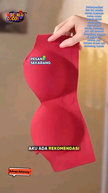 REKOMENDASI BH 124 Bra Busa push Up Tebal Tanpa kawat mengangkat PD 2 In  1  Strapless#brabhwanitatanpakawat #RacunShopee #ShopeeCOD #GratisOngkirRP0