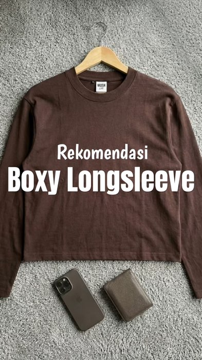 Boxy Longsleeve Pria Wanita Oversize#longsleeve #kaoslenganpanjang #SpillRacunShopee  #SpillBawaBerkah #GratisOngkirRP0 #GakNyeselBeliIni #RacunShopee