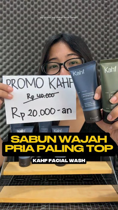 Sabu wajah andalan cowo eren😍👍🏻 #ShopeeBeautyHaul #ShopeeCOD #GratisOngkirRP0 #facialwash #sabunwajah #facialwashpria #sabunwajahpria #KahfFaceWash