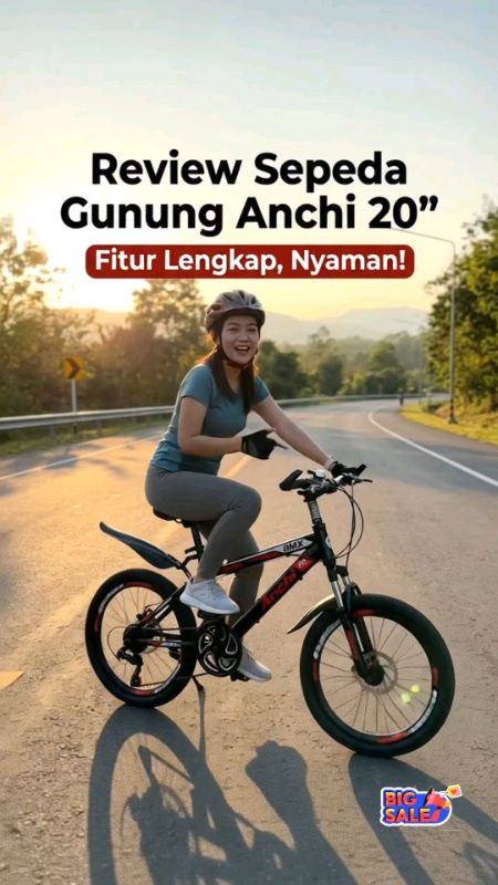 ANCHI SEPEDA GUNUNG 20INCI #SpillRacunShopee #RacunShopee #ShopeeLook #GratisOngkirRP0 #GakNyeselBelilnil #sepedaaestetik