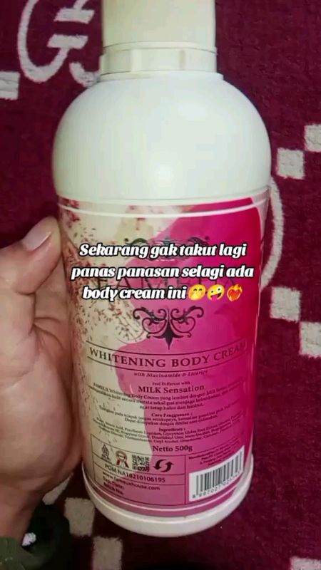 STOP BELI BODY LOTION KECIL😤 Mending ini Fameux 1000ml! Sekali oles langsung cerah Wangi + lembab seharian Lebih hemat😚#famuexbodybleaching #shopee