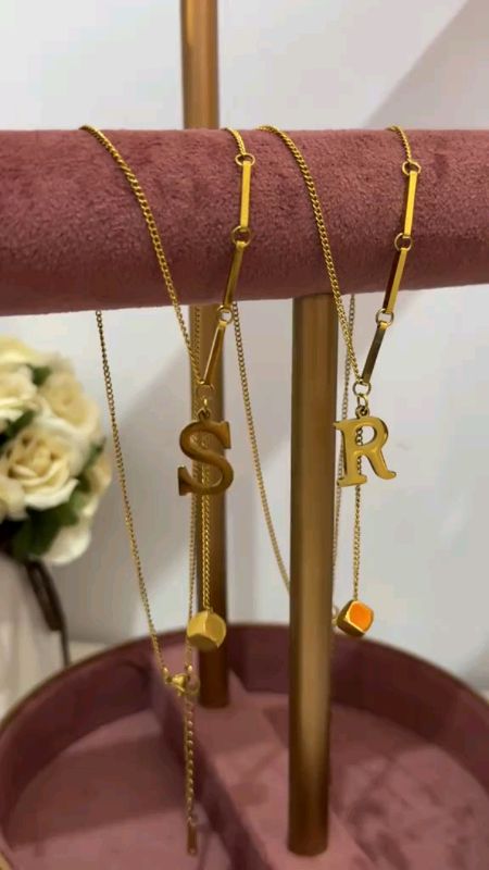 kalung titanium wanita anti karet