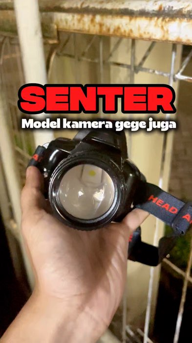 Senter kepala #TermurahDiShopee #ViralDiShopeeVideo #GratisOngkirRP0 #PromoNonStop