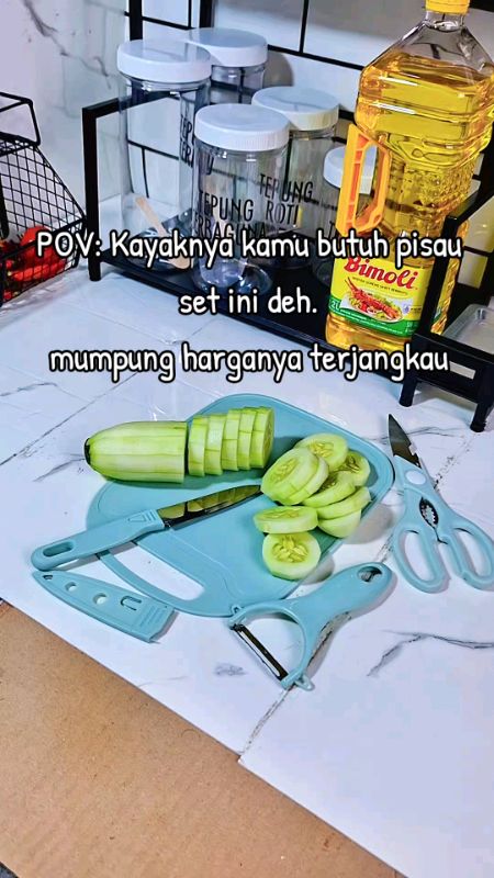 pisau set #pisauset #pisaudapur #pisautajam #RamadhanShopeeLook #SpillBawaBerkah #TermurahDiShopee #shopeevideo