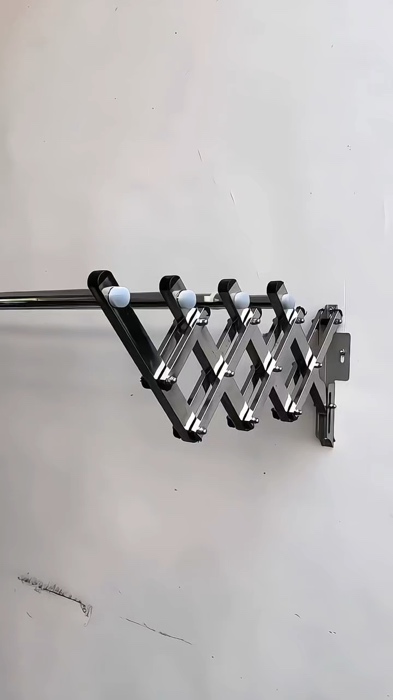 Jemuran Baju Dinding Stainless Steel Jemuran Dinding Lipat 200/180/150/120/100CM Anti Karat#jemuranbajudindinglipatstainlesssteel