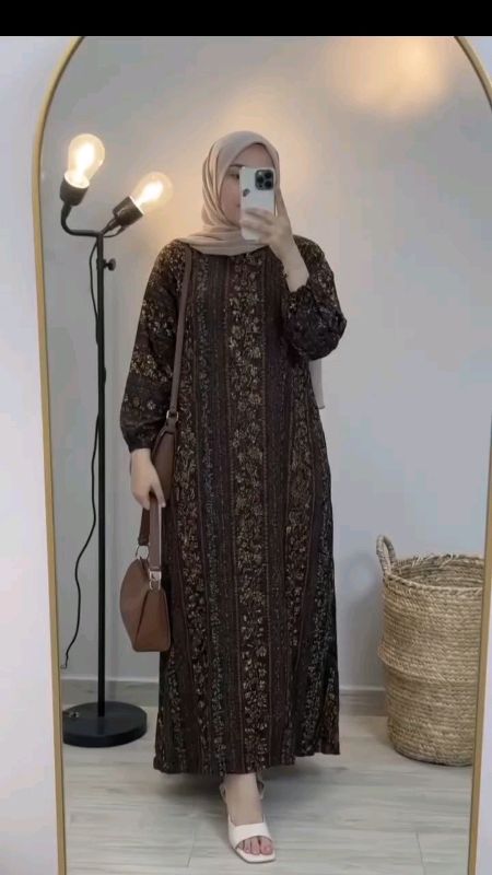 COD,,Gamis Rayon Adem Busui Friendly / Daily Dress Terbaru