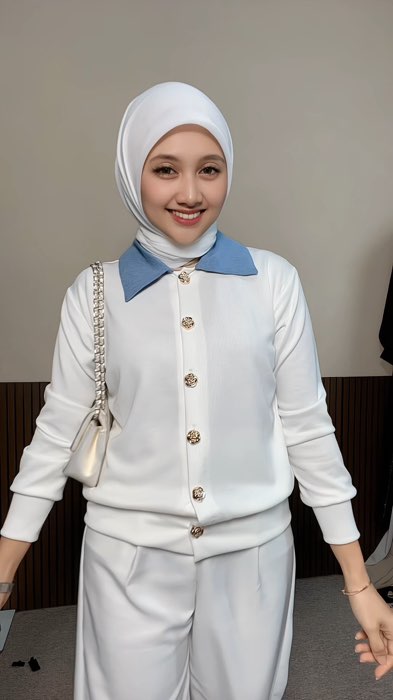 OOTD simple atasan putih buat bukber 🥰 #ootdfashion #ootdbukber#outfitinspiration