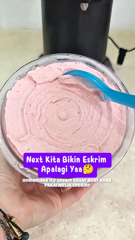 Bikin Eskrim 5 Menit Aja🤫#icecreamaker #ninjacreami #ninjacreamiicecream #ninjacreami7in1icecreammaker #fyp #shopeevideo #bikinicecream