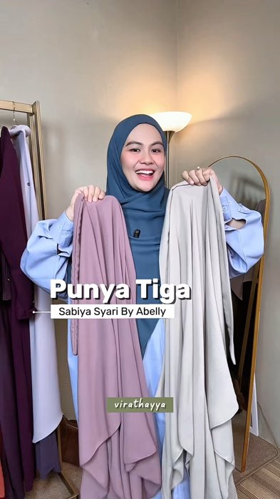 Mahen Anti UV breatheble ga bikin gerah #abellyofficial #khimarsegitiga #khibanantiuv #mahenantiuv #outfitmuslimah