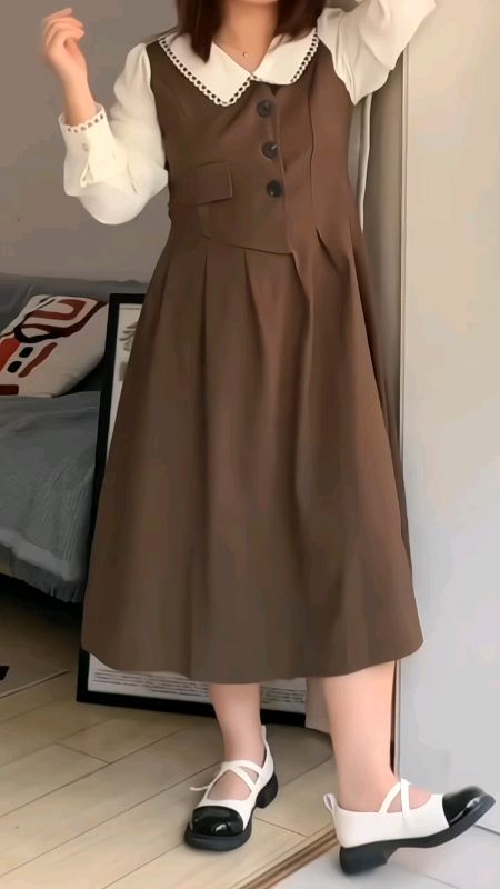 #mididress #dress #koreandress #koreanstyle #OutfitAlaKorea #ViralDiShopeeVideo #BeliDiShopeeVideo #RacunShopee #SpillRacunShopee