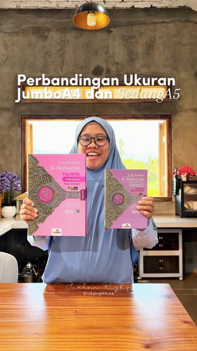 #alquran #alquranterjemahan #alqurantajwid #alquranterjemahperkata #alquranjumbo #GratisOngkirRP0 #SpillBawaBerkah #GakNyeselBeliIni