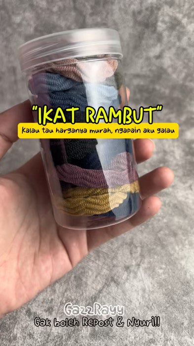 Udah lupa rasanya galau #ikatrambut #ikatrambuttoples #ikatrambutanak #GratisOngkirRP0 #SpillBawaBerkah #ShopeeCOD #SpillRacunShopee #RacunShopeeCheck