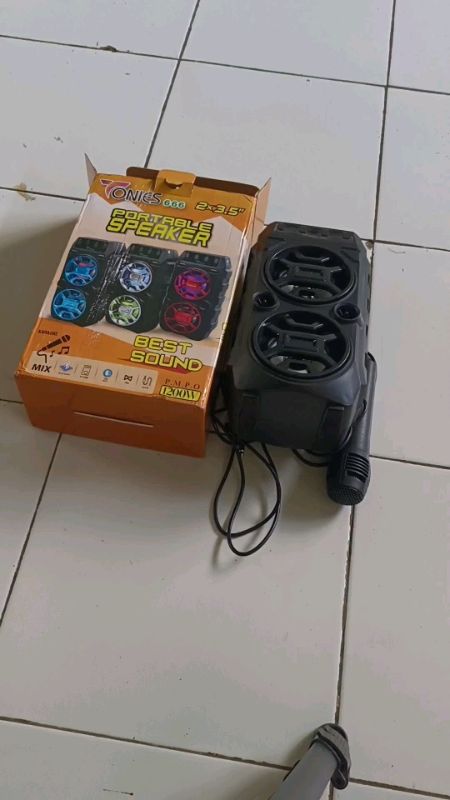 #speakeraktif #speakeraktifmini #tonies666 #speakerbluetooth #karauke #speakerportable #minispeakerbluetooth #RacunShopee #ShopeeCOD #GakNyeselBeliI